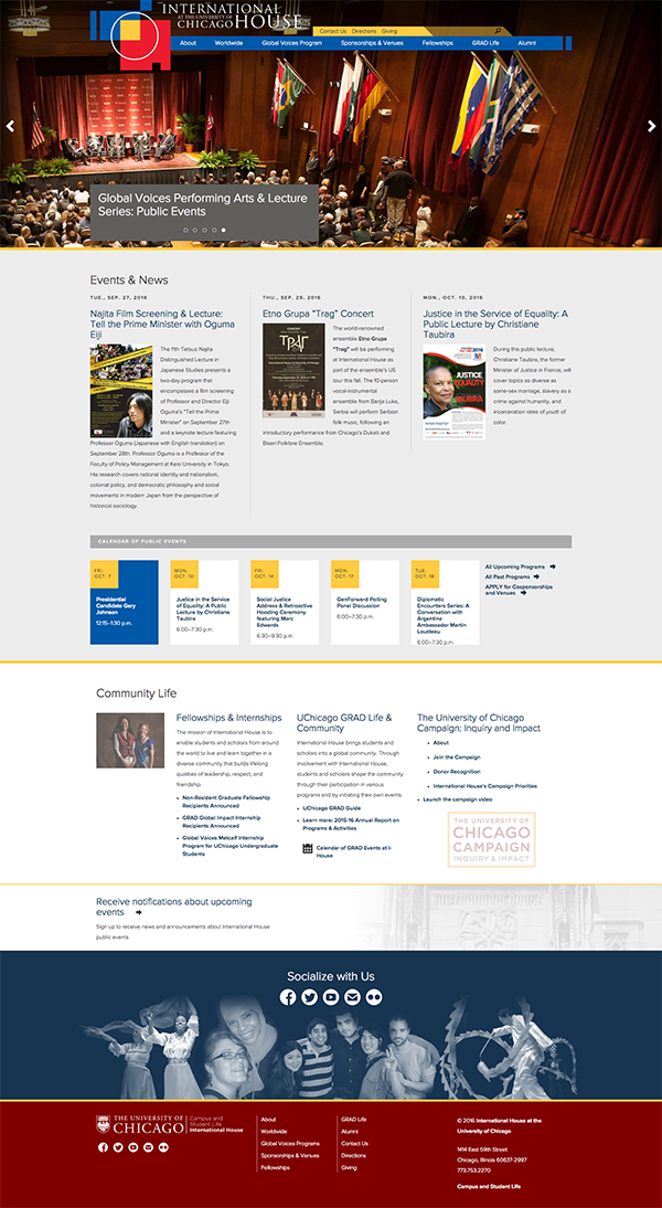 Ihouse site screenshot thumbnail
